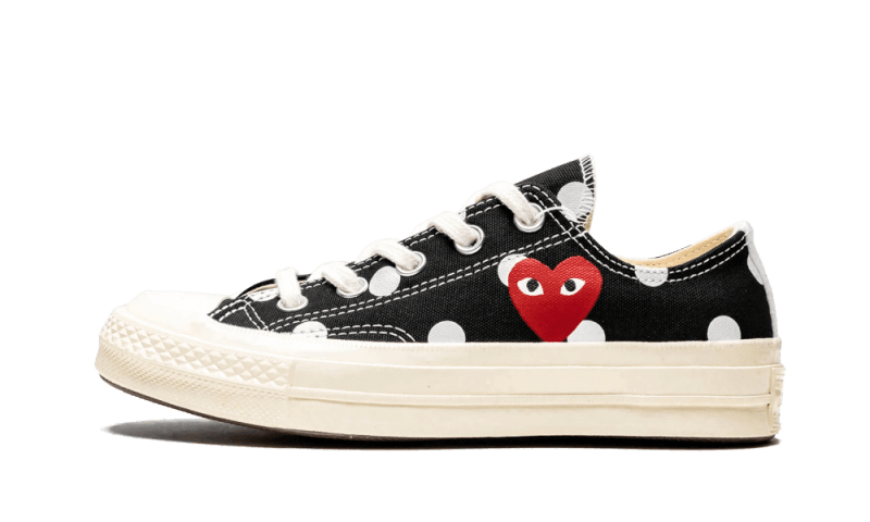 Chuck Taylor All-Star 70s Ox Comme des Garçons PLAY Polka Dot Black