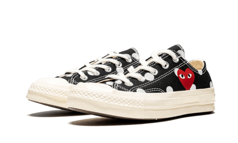 Chuck Taylor All-Star 70s Ox Comme des Garçons PLAY Polka Dot Black