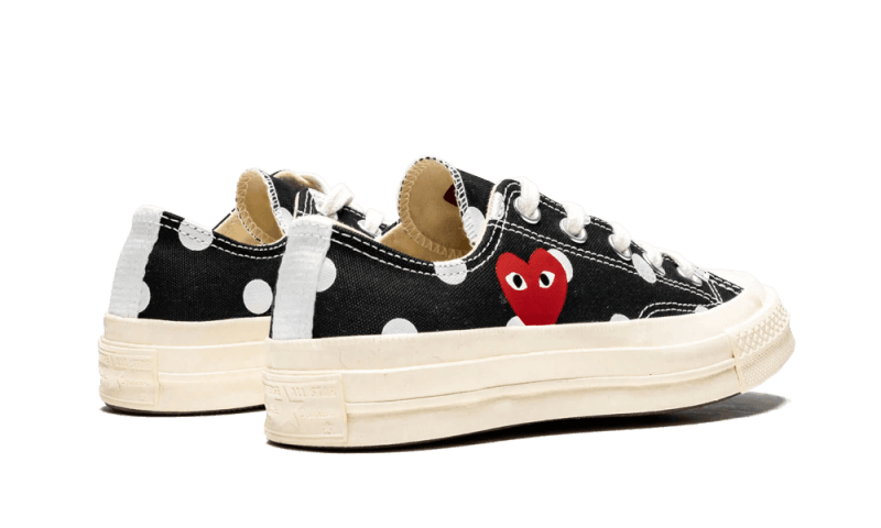 Chuck Taylor All-Star 70s Ox Comme des Garçons PLAY Polka Dot Black