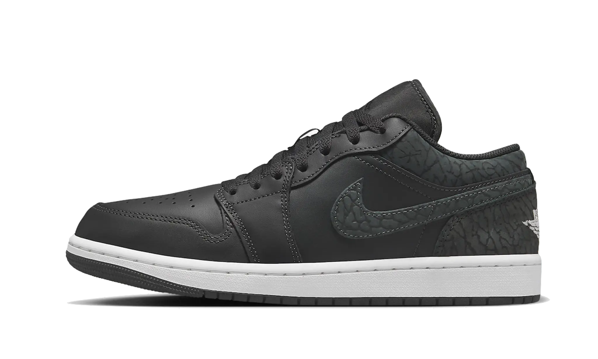 Air Jordan 1 Low Black Elephant