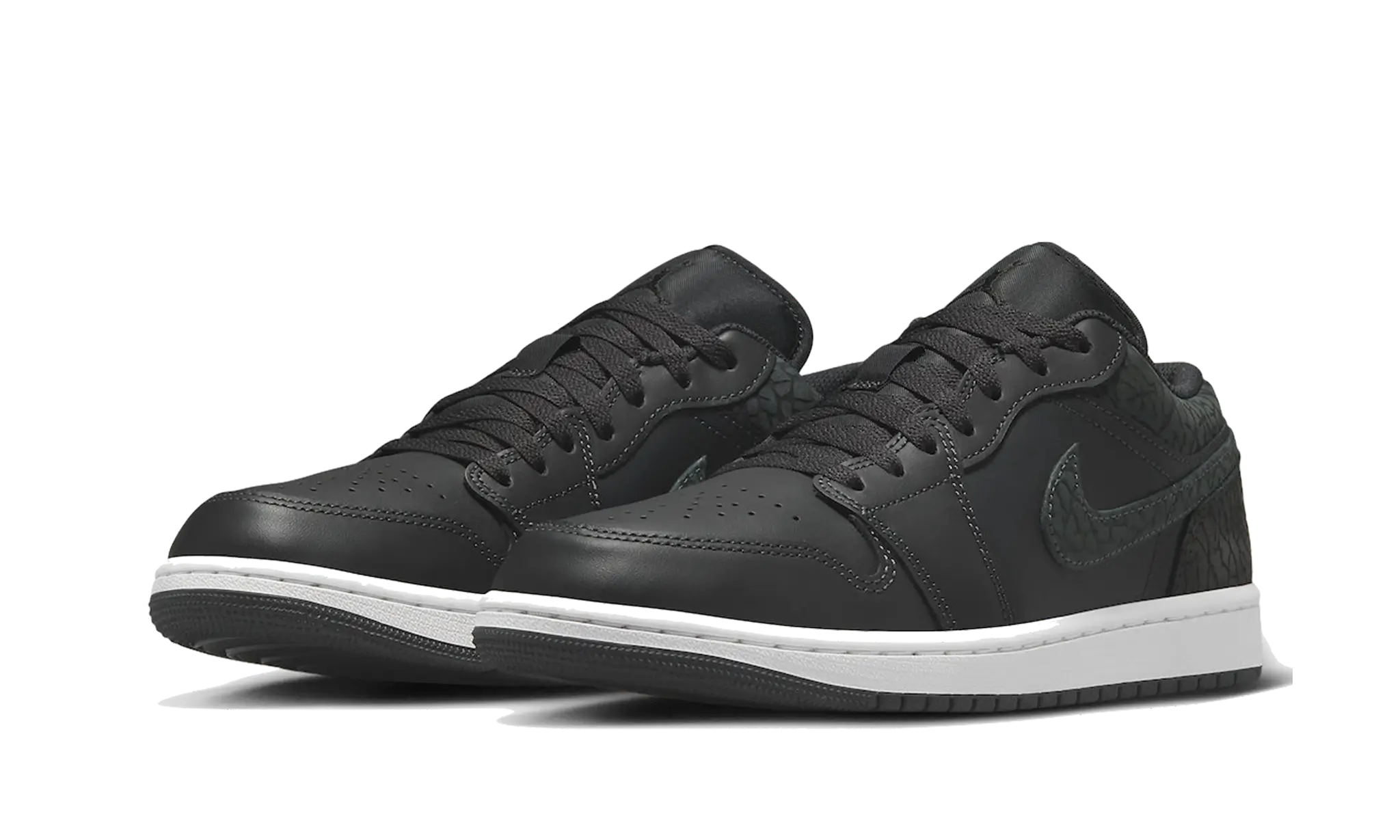 Air Jordan 1 Low Black Elephant