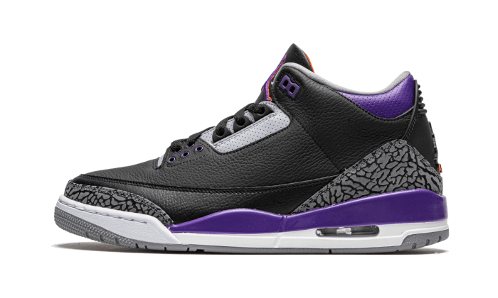 Air Jordan 3 Retro Black Court Purple