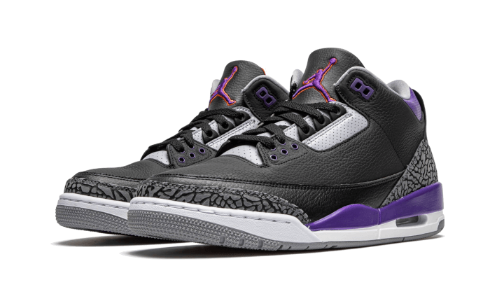 Air Jordan 3 Retro Black Court Purple