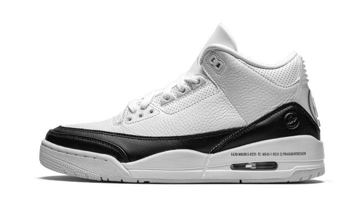 Air Jordan 3 Retro Fragment White Black