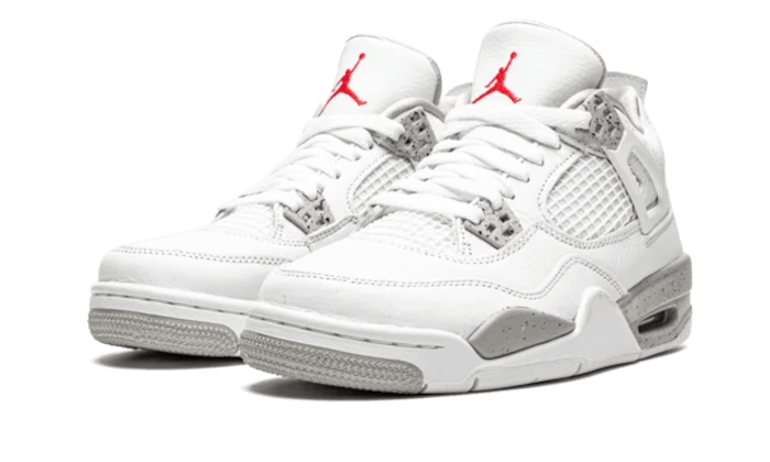 Air Jordan 4 Tech White (White Oreo)