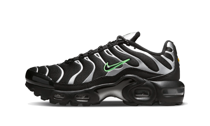 Air Max Plus Black Silver Green Strike