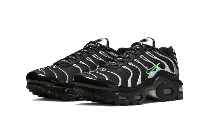 Air Max Plus Black Silver Green Strike