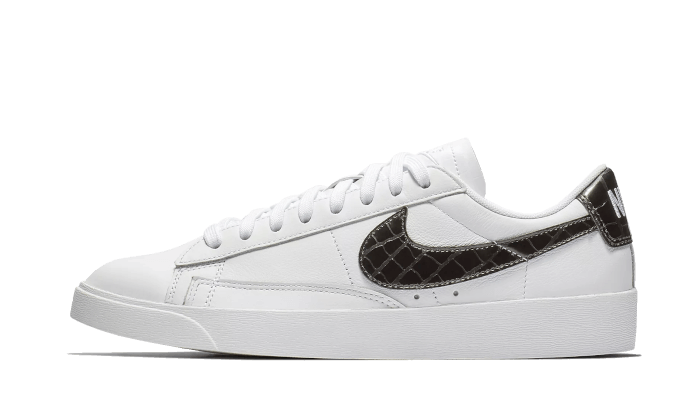 Blazer Low White Black Croc