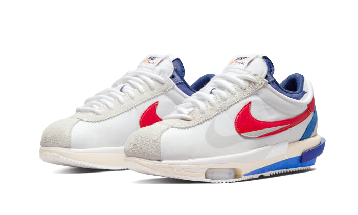 Cortez 4.0 Sacai White University Red Blue