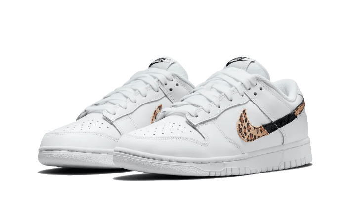 Dunk Low Animal Print White