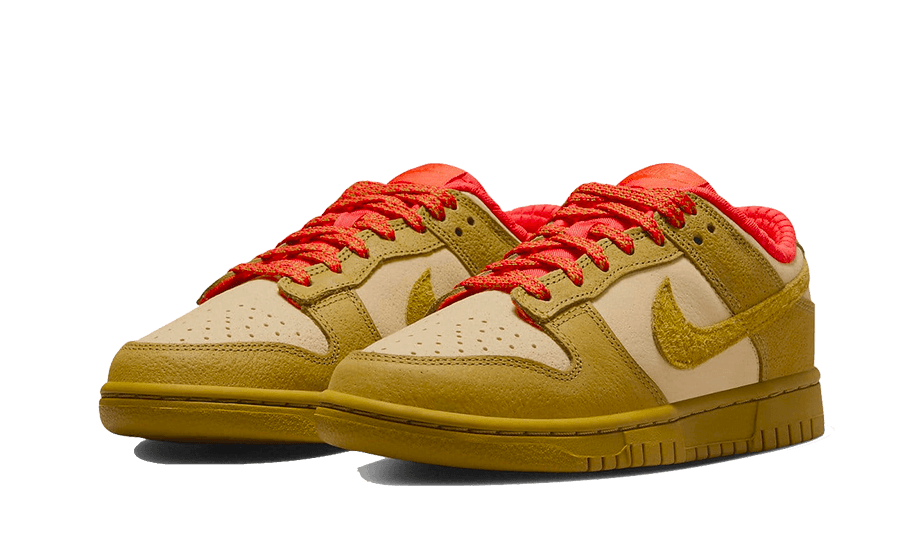 Dunk Low Bronzine Sesame Picante Red