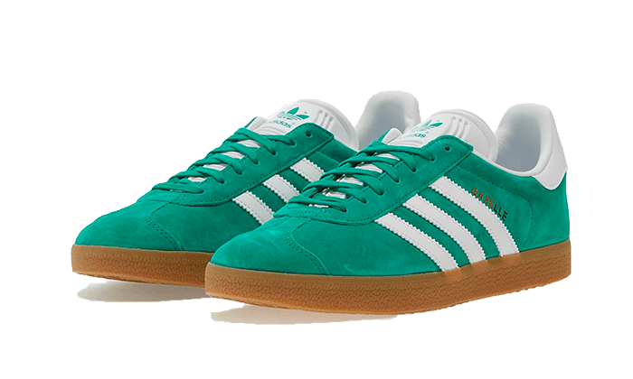 Gazelle Court Green Footwear White