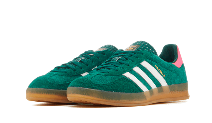 Gazelle Indoor Collegiate Green Lucid Pink