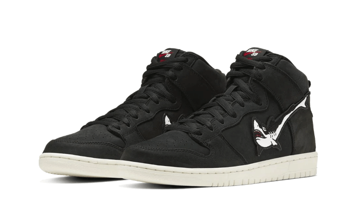 SB Dunk High Oski Shark Black