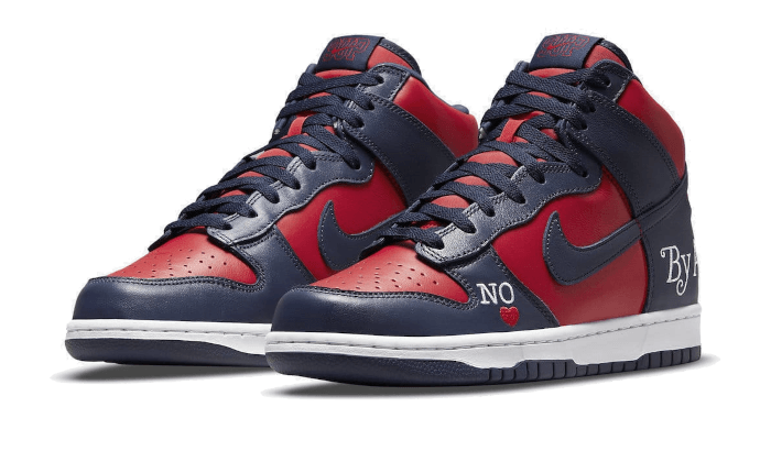 SB Dunk High Supreme By Any Means Navy