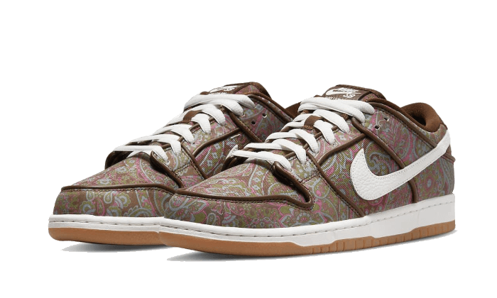 SB Dunk Low Paisley Brown