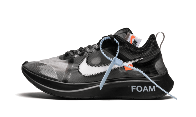 Zoom Fly Off-White Black Silver