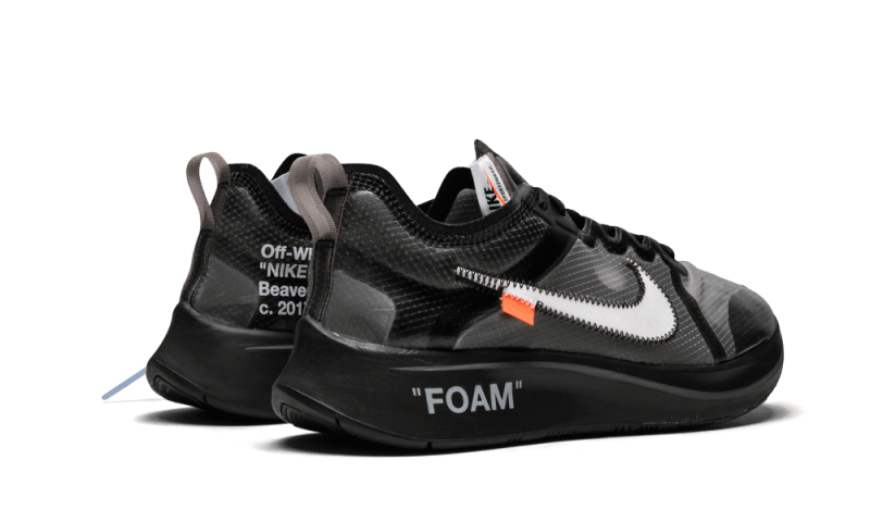 Zoom Fly Off-White Black Silver