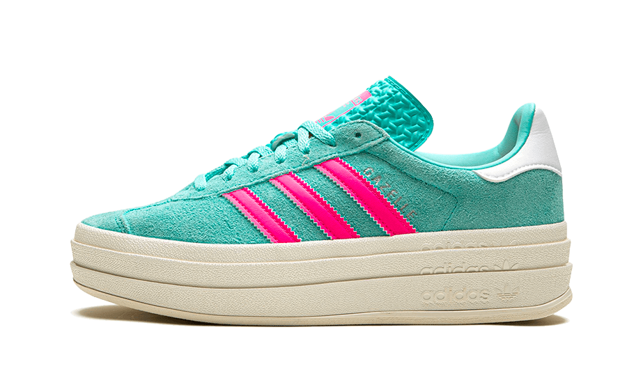 Adidas Gazelle Bold Flash Aqua Lucid Pink - ID7026