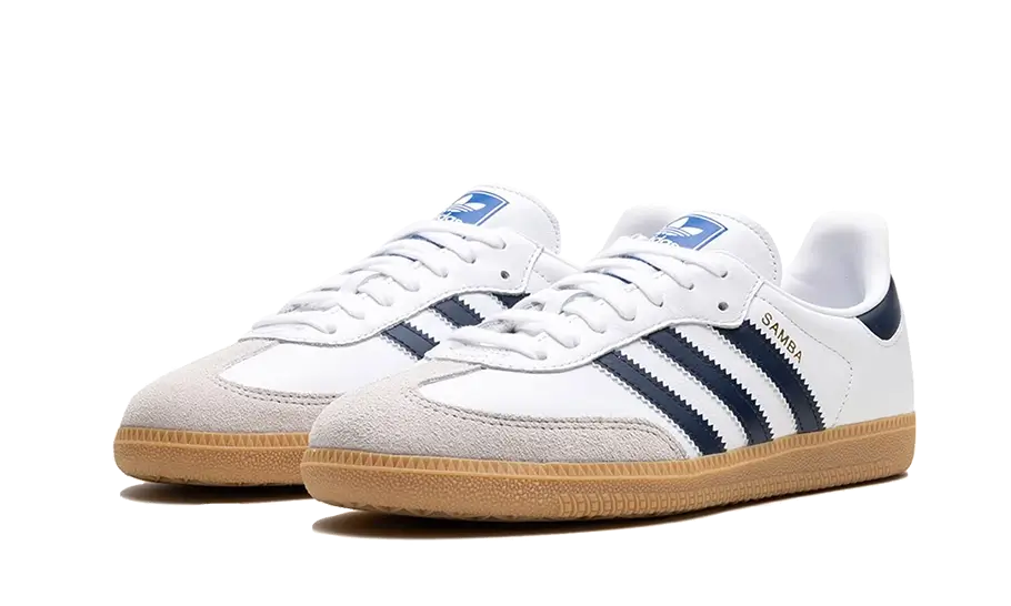 Adidas Samba OG Cloud White Night Indigo Gum - IF3814