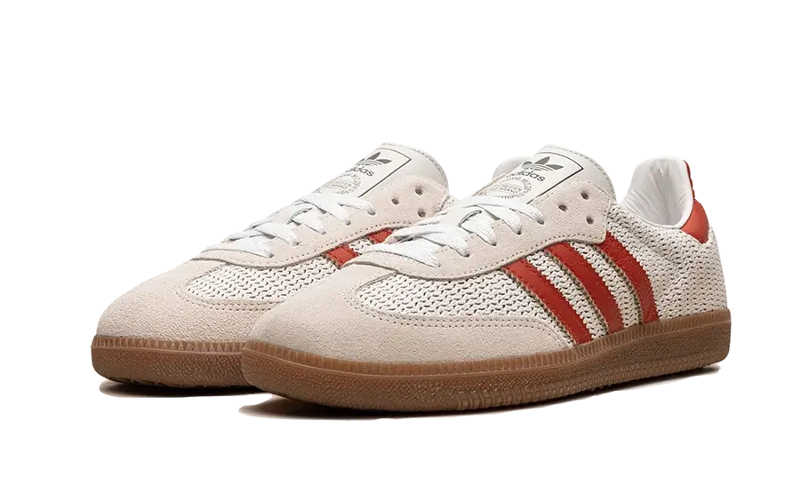 Adidas Samba OG Crystal White Preloved Red  - IG1380