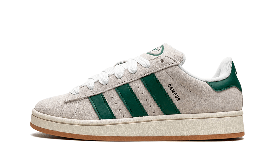 Adidas Campus 00s Crystal White Dark Green - GY0038