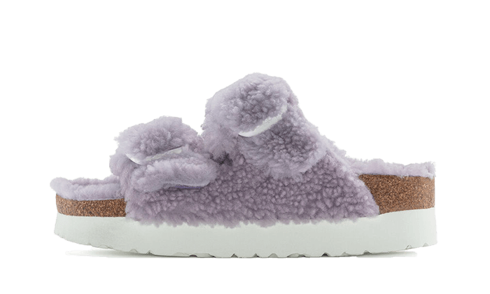 Birkenstock Arizona Big Buckle Shearling Purple Fog - 1024963