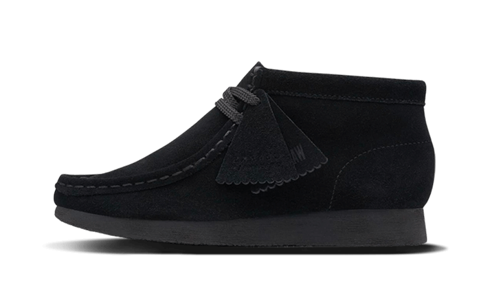 Clarks Wallabee Boot Black Suede - 26155517