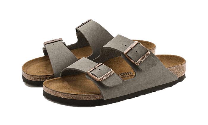 Birkenstock Arizona Birko-Flor Nubuck Stone - 0151211/0151213