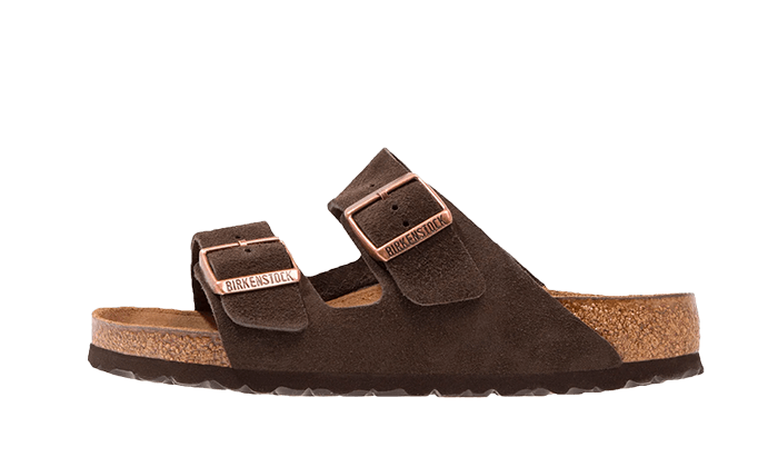 Birkenstock Arizona Suede Leather Soft Footbed Mocha - 0951311/0951313