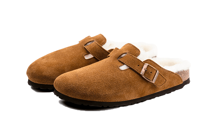 Birkenstock Boston Shearling Suede Mink - 1001140