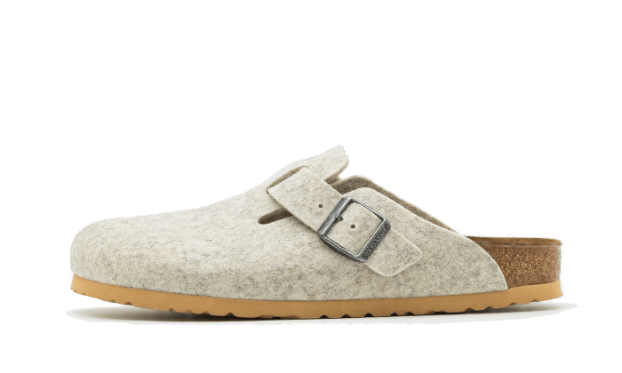 Birkenstock Boston Wool Felt Eggshell - 1023160/1023143